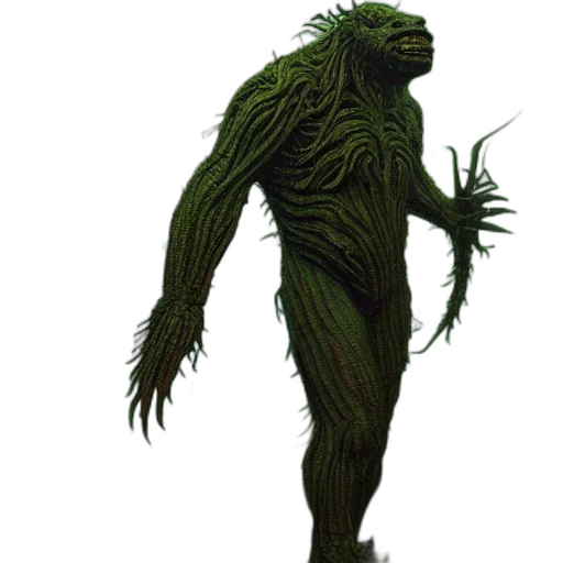 creature, animal, staff, hair, concept art, 3d render, fantasy art, photorealistic transparent PNG cut-out