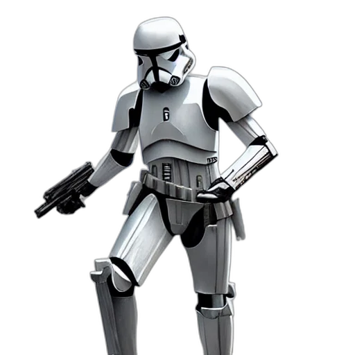 robot, weapon, concept art, 3d render transparent PNG cut-out