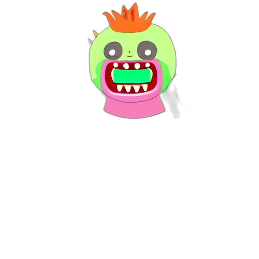 creature, mask, face, animal, concept art, 3d render, pixel art, vaporwave transparent PNG cut-out