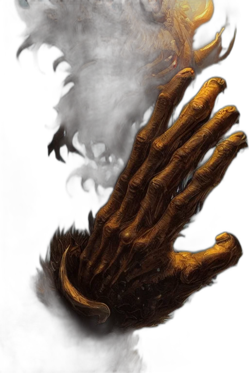 creature, dragon, hair, crown transparent PNG cut-out