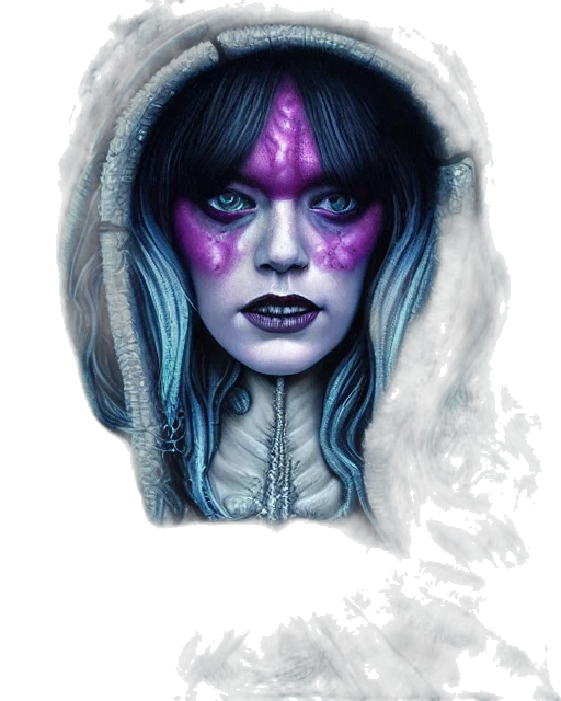face, mask, fantasy art, concept art transparent PNG cut-out