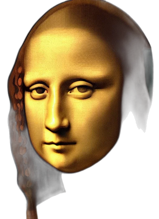 face, mask, robot, crown transparent PNG cut-out