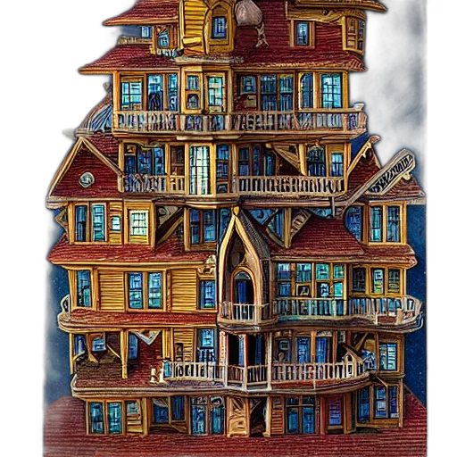 building, furniture, concept art, 3d render, fantasy art, photorealistic, city street, snow transparent PNG cut-out