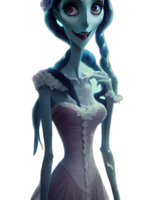 dress, creature, staff, robot, concept art, fantasy art, 3d render, comic book art transparent PNG cut-out