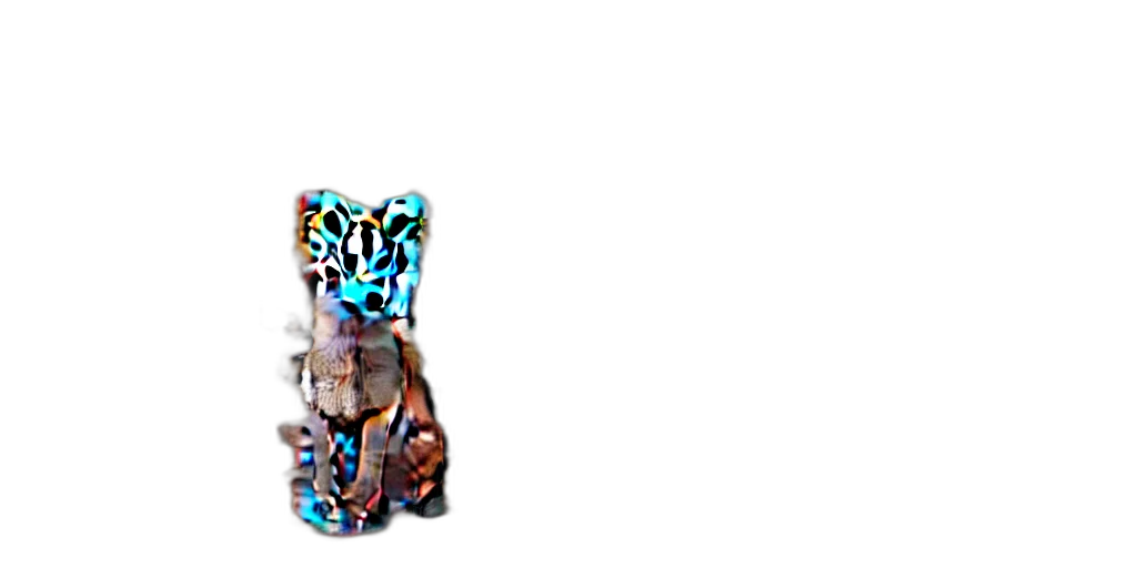 animal, creature, robot, weapon, pixel art, 3d render, concept art, vaporwave transparent PNG cut-out
