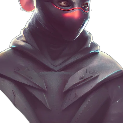 mask, face, staff, creature transparent PNG cut-out