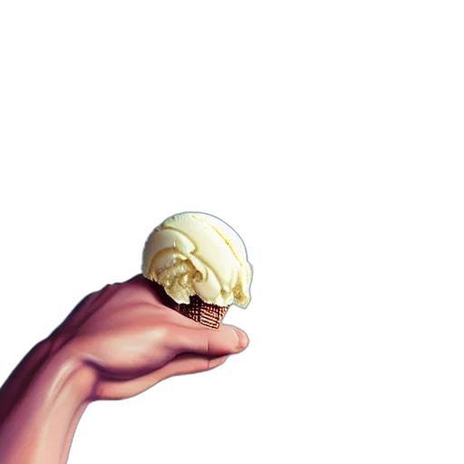 food, hair, face, crown, photorealistic, 3d render, concept art, pixel art transparent PNG cut-out