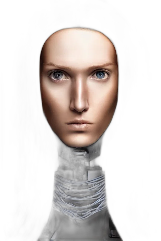 face, mask, robot, jewelry, 3d render, photorealistic, concept art, fantasy art transparent PNG cut-out
