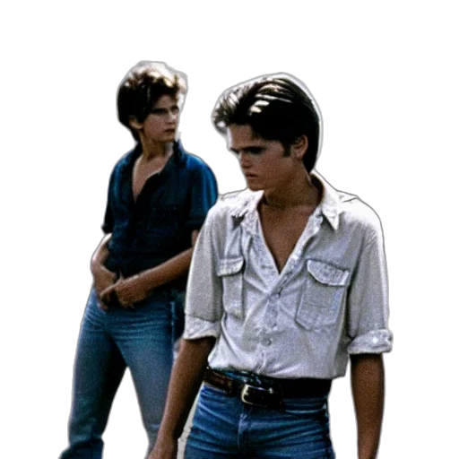 jacket, beach, fog, city street, film, still, outsiders transparent PNG cut-out