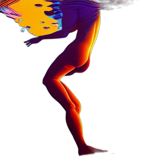 dress, creature, mask, hair transparent PNG cut-out