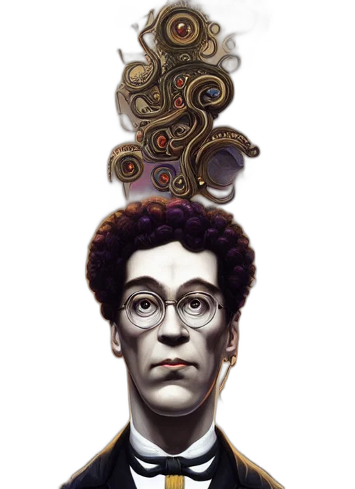 crown, face, staff, mask transparent PNG cut-out