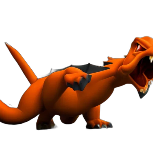 dragon, animal, creature, staff, 3d render, concept art, photorealistic, fantasy art transparent PNG cut-out