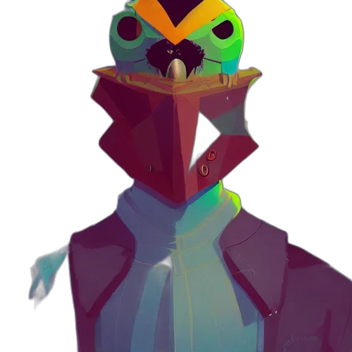mask, creature, face, robot transparent PNG cut-out