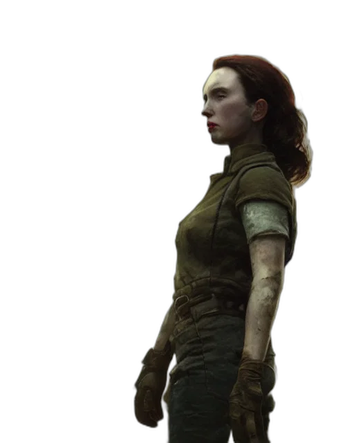 staff, jacket, weapon, face transparent PNG cut-out