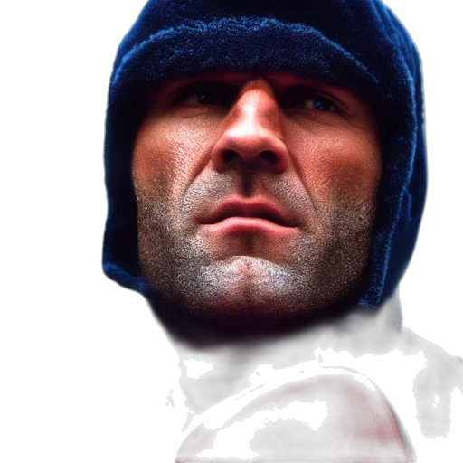 face, hat, jacket, animal transparent PNG cut-out