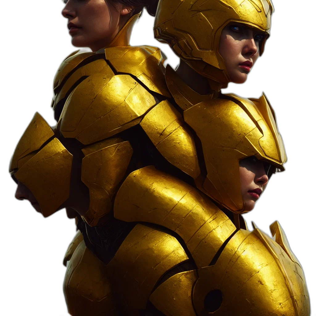 robot, concept art, 3d render, comic book art transparent PNG cut-out