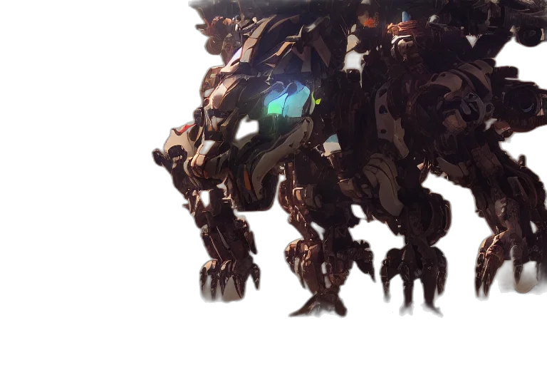 robot, weapon, creature, dragon transparent PNG cut-out