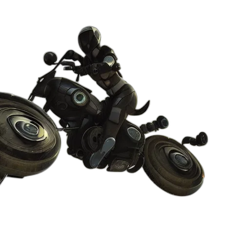 weapon, car, robot, animal, 3d render, concept art, photorealistic, sci transparent PNG cut-out