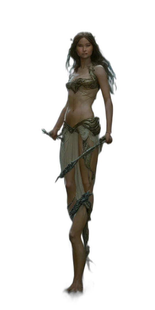 staff, sword, weapon, dress transparent PNG cut-out