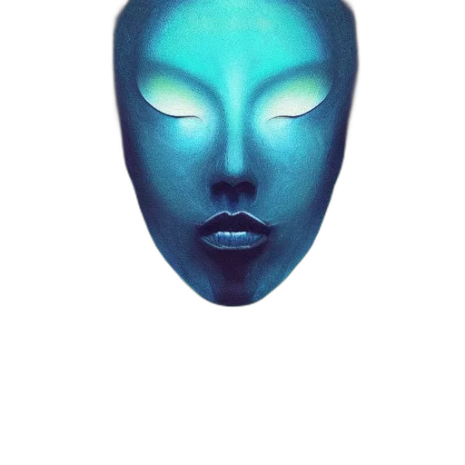 mask, face, creature, robot transparent PNG cut-out