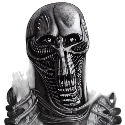 mask, robot, face, creature transparent PNG cut-out