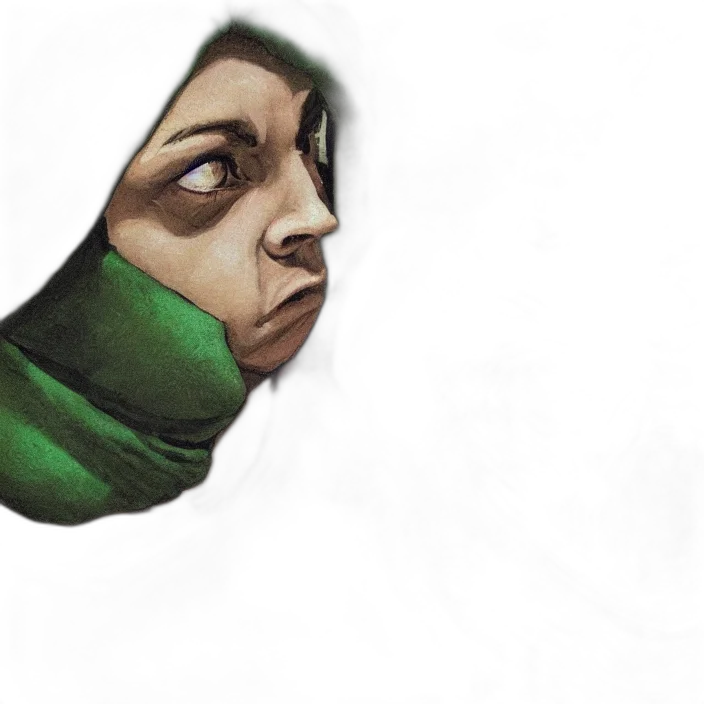 mask, face, creature, weapon transparent PNG cut-out