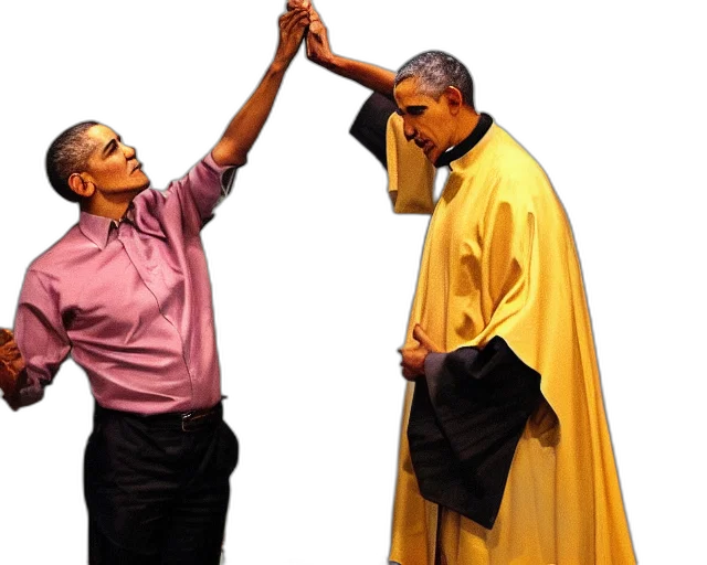 obama, pinmp, casting, holy transparent PNG cut-out