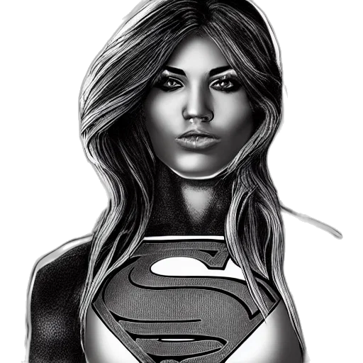 comic book art, cartoon, fantasy art, photorealistic, highly, detailed, portrait, female transparent PNG cut-out
