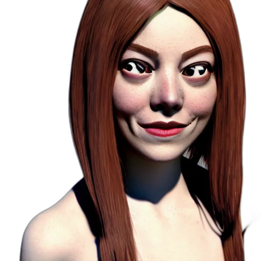 face, staff, 3d render, photorealistic transparent PNG cut-out