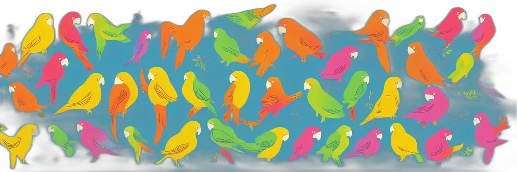 watercolor, concept art, colorful, neon transparent PNG cut-out