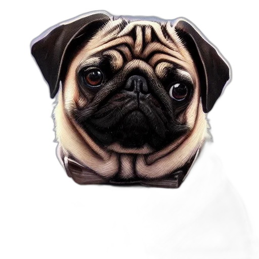 jewelry, animal, face, photorealistic transparent PNG cut-out