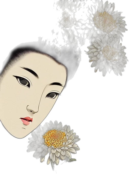 flower, mask, face, crown transparent PNG cut-out