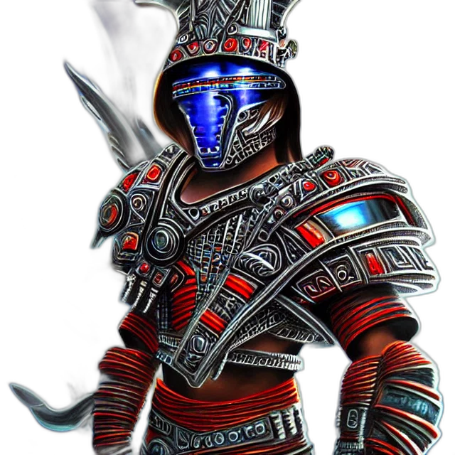 sword, mask, robot, staff, fantasy art, concept art, 3d render, pixel art transparent PNG cut-out