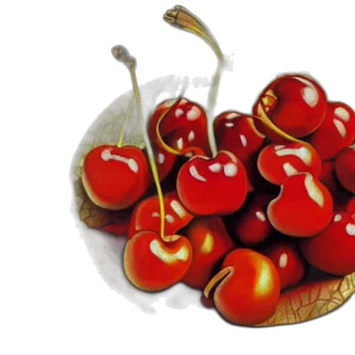 food, crown, jewelry, photorealistic, oil painting, 3d render, watercolor, red transparent PNG cut-out