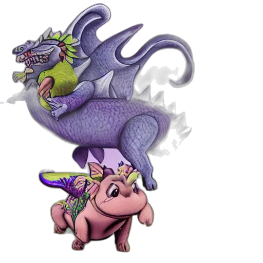 dragon, creature, concept art, fantasy art, 3d render, pixel art, super, detailed transparent PNG cut-out