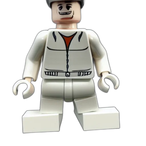 staff, robot, jacket, 3d render transparent PNG cut-out