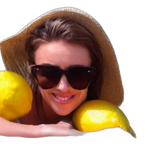 hat, face, umbrella, staff transparent PNG cut-out