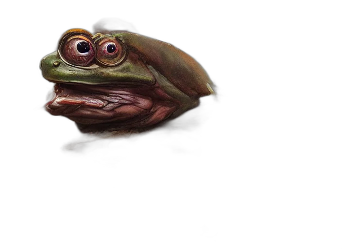 creature, animal, face, mask, concept art, photorealistic, watercolor, 3d render transparent PNG cut-out