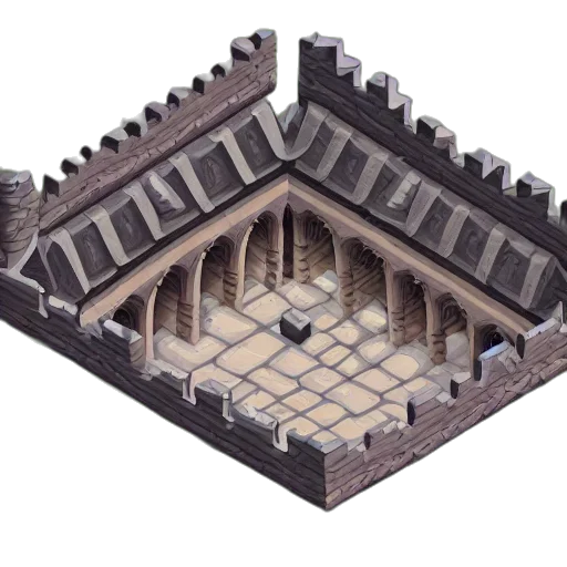 building, crown, 3d render, concept art transparent PNG cut-out