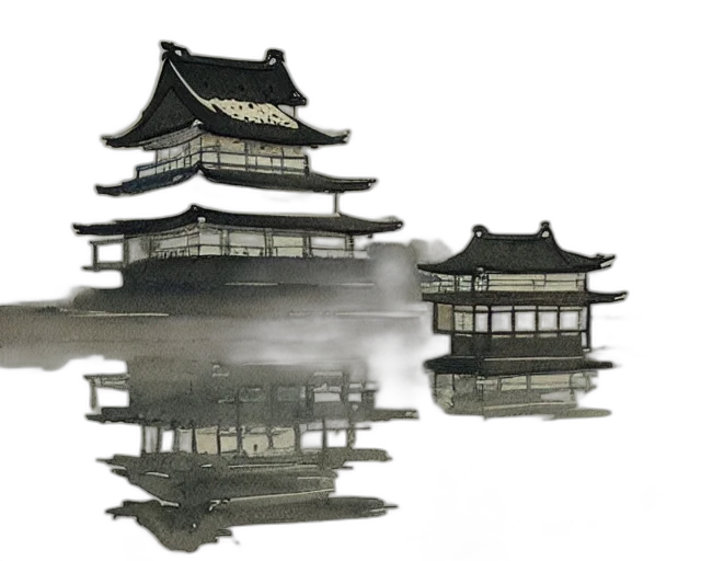 building, mask, photorealistic, concept art, 3d render, fantasy art, fog, rain transparent PNG cut-out