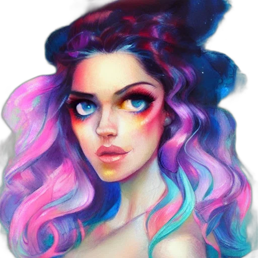 face, hair, crown, dress transparent PNG cut-out