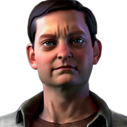face, staff, robot, creature transparent PNG cut-out