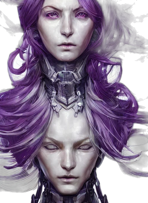 face, crown, mask, fantasy art, concept art, cyberpunk, photorealistic, dark transparent PNG cut-out