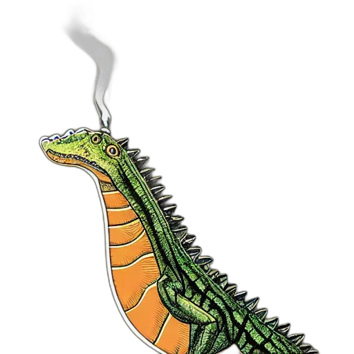 dragon, animal, staff, creature, concept art, fantasy art, photorealistic, watercolor transparent PNG cut-out