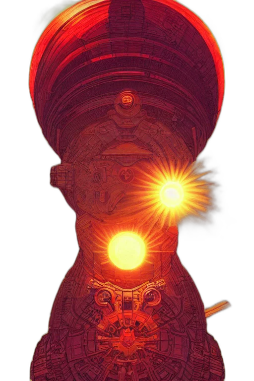 robot, staff, mask, crown transparent PNG cut-out
