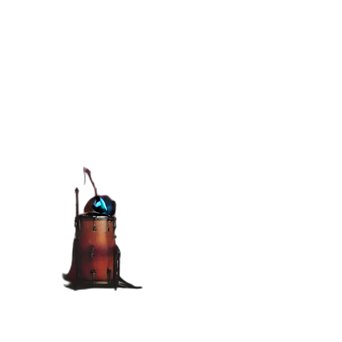 robot, staff, bottle, weapon transparent PNG cut-out