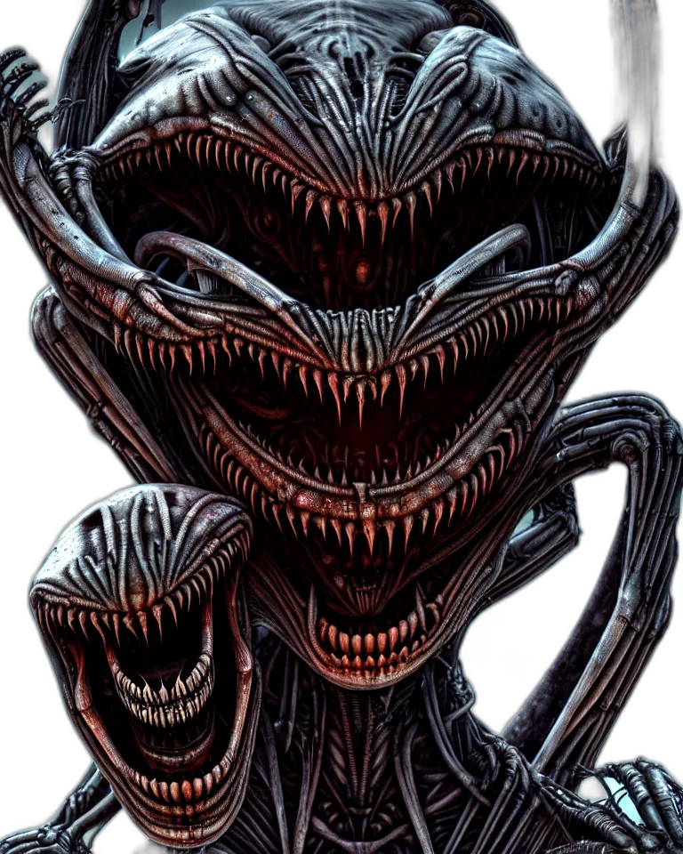 creature, mask, face, staff, concept art, comic book art, outer space, full transparent PNG cut-out