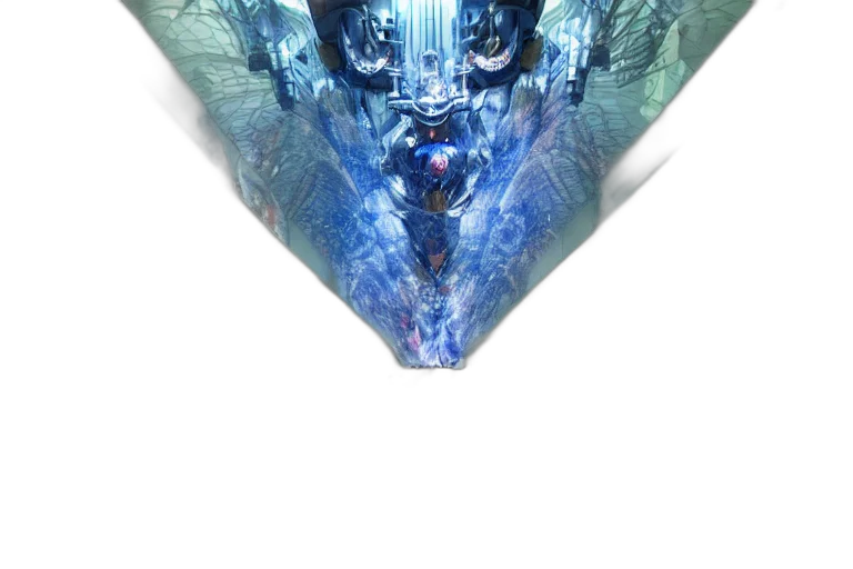 robot, mask, face, crown transparent PNG cut-out