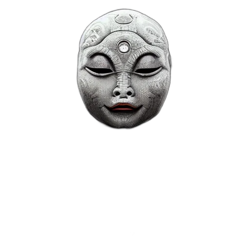 mask, jewelry, face, staff transparent PNG cut-out