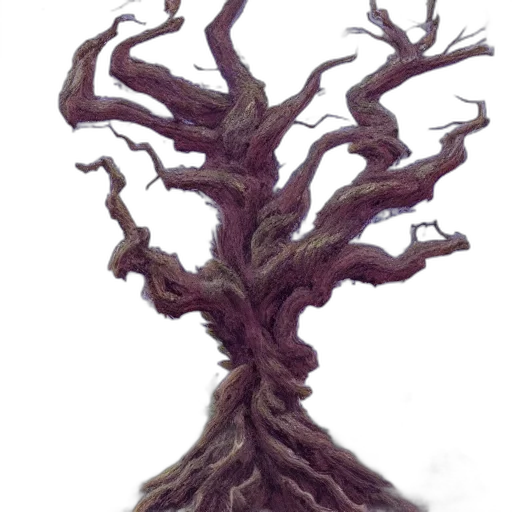 tree, crown, hair, staff transparent PNG cut-out